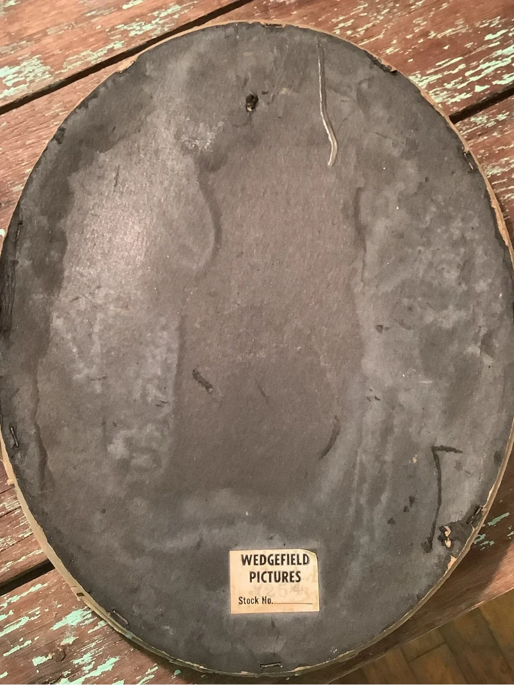Antique set oval